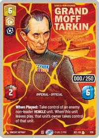 Grand Moff Tarkin - Taking Krennic's Achievement (Serialized) (Gold) (1139) - Secrets of Power Foil