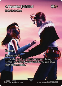 A Promise Fulfilled - Light Up the Stage (Showcase) -  / A Promise Fulfilled (Borderless) Foil (FCA-039) - FINAL FANTASY: Through the Ages