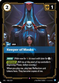 Keeper of Masks (081/219) - Unleashed Foil