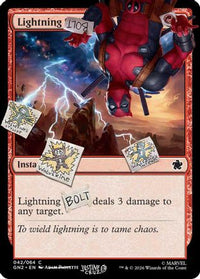 Lightning Bolt (042) -  Foil (SLD-042) - Secret Lair Drop Series