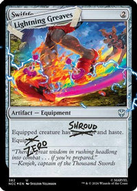 Lightning Greaves (382) (Pool Party Foil) -  Foil (SLD-382) - Secret Lair Drop Series