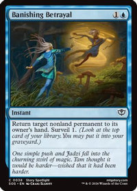 Banishing Betrayal -  Foil (SOS-038) - Secrets of Strixhaven