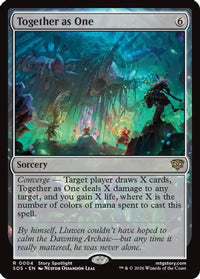 Together as One -  Foil (SOS-004) - Secrets of Strixhaven