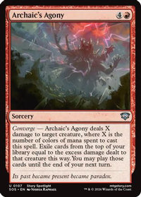Archaic's Agony -  Foil (SOS-107) - Secrets of Strixhaven