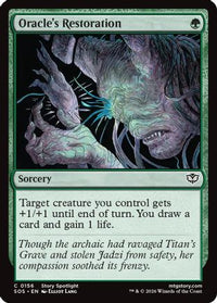 Oracle's Restoration -  (SOS-156) - Secrets of Strixhaven