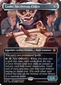 Codie, Vociferous Codex (Borderless) -  (SPG-157) - Special Guests