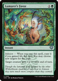 Lumaret's Favor -  Foil (SOS-153) - Secrets of Strixhaven