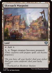 Skycoach Waypoint -  Foil (SOS-261) - Secrets of Strixhaven