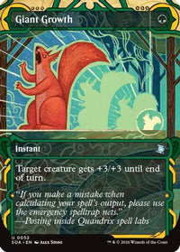 Giant Growth -  Foil (SOA-052) - Secrets of Strixhaven: Mystical Archive