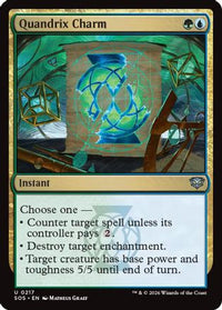 Quandrix Charm -  Foil (SOS-217) - Secrets of Strixhaven