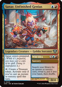 Sanar, Unfinished Genius -  Foil (SOS-223) - Secrets of Strixhaven