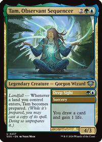 Tam, Observant Sequencer -  Foil (SOS-237) - Secrets of Strixhaven