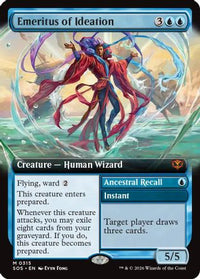 Emeritus of Ideation (Extended Art) -  (SOS-315) - Secrets of Strixhaven