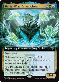 Berta, Wise Extrapolator (Extended Art) -  Foil (SOS-346) - Secrets of Strixhaven