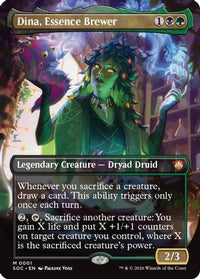 Dina, Essence Brewer (Borderless) -  (SOC-001) - Commander: Secrets of Strixhaven