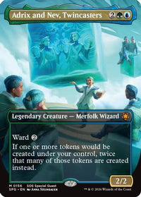 Adrix and Nev, Twincasters (Borderless) -  Foil (SPG-156) - Special Guests