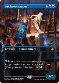 Archaeomancer (Borderless) -  Foil (SPG-149) - Special Guests