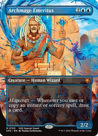 Archmage Emeritus (Borderless) -  Foil (SPG-150) - Special Guests