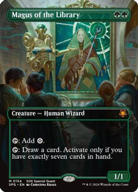 Magus of the Library (Borderless) -  Foil (SPG-154) - Special Guests