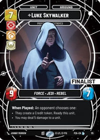 Luke Skywalker - Profit or Be Destroyed (Finalist) (115) - Sector and Regional Promos Season 1 Foil