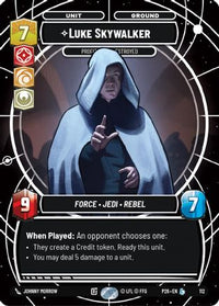 Luke Skywalker - Profit or Be Destroyed (112) - Sector and Regional Promos Season 1 Foil