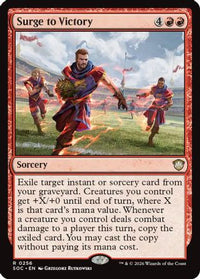 Surge to Victory -  (SOC-256) - Commander: Secrets of Strixhaven