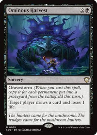 Ominous Harvest -  (SOC-028) - Commander: Secrets of Strixhaven