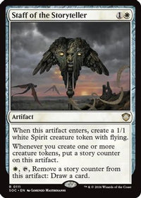 Staff of the Storyteller -  (SOC-111) - Commander: Secrets of Strixhaven