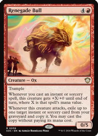 Renegade Bull -  (SOC-036) - Commander: Secrets of Strixhaven
