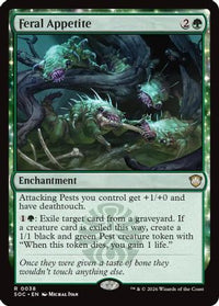 Feral Appetite -  (SOC-038) - Commander: Secrets of Strixhaven