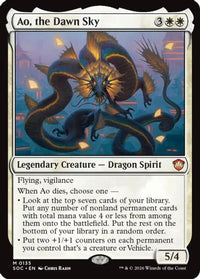 Ao, the Dawn Sky -  (SOC-135) - Commander: Secrets of Strixhaven