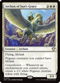 Archon of Sun's Grace -  (SOC-137) - Commander: Secrets of Strixhaven