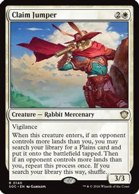 Claim Jumper -  (SOC-140) - Commander: Secrets of Strixhaven