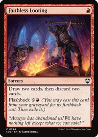 Faithless Looting -  (SOC-244) - Commander: Secrets of Strixhaven
