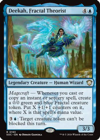 Deekah, Fractal Theorist -  (SOC-193) - Commander: Secrets of Strixhaven