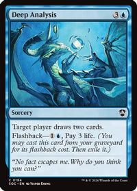 Deep Analysis -  (SOC-194) - Commander: Secrets of Strixhaven