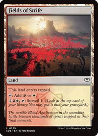Fields of Strife -  (SOS-255) - Secrets of Strixhaven