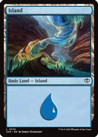 Island (0274) -  Foil (SOS-274) - Secrets of Strixhaven