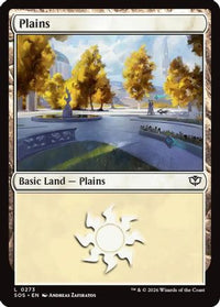 Plains (0273) -  Foil (SOS-273) - Secrets of Strixhaven