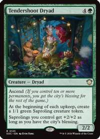 Tendershoot Dryad -  (SOC-125) - Commander: Secrets of Strixhaven