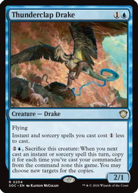 Thunderclap Drake -  (SOC-204) - Commander: Secrets of Strixhaven