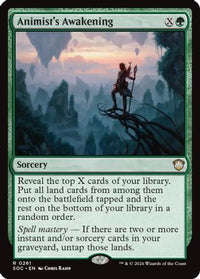 Animist's Awakening -  (SOC-261) - Commander: Secrets of Strixhaven