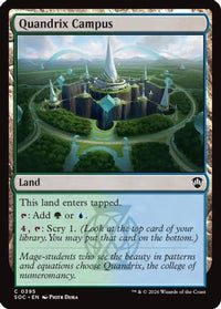 Quandrix Campus -  (SOC-395) - Commander: Secrets of Strixhaven