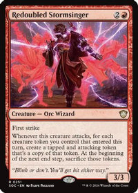 Redoubled Stormsinger -  (SOC-251) - Commander: Secrets of Strixhaven