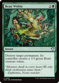 Beast Within -  (SOC-263) - Commander: Secrets of Strixhaven