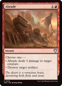 Abrade -  (SOC-234) - Commander: Secrets of Strixhaven