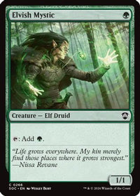 Elvish Mystic -  (SOC-266) - Commander: Secrets of Strixhaven