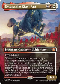 Excava, the Risen Past (Borderless) -  (SOC-002) - Commander: Secrets of Strixhaven