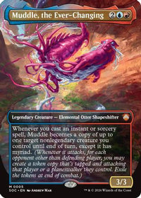 Muddle, the Ever-Changing (Borderless) -  Foil (SOC-005) - Commander: Secrets of Strixhaven