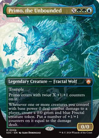 Primo, the Unbounded (Borderless) -  Foil (SOC-006) - Commander: Secrets of Strixhaven
